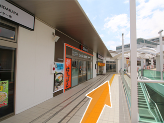 京王線・小田急線「多摩センター」駅からのルート6