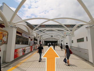 京王線・小田急線「多摩センター」駅からのルート7