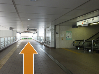 京王線・小田急線「多摩センター」駅からのルート8